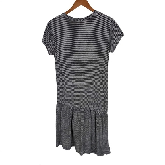 WILT Striped Asymmetric Drop Torso Tee Shirt Dress - Picture 5 of 10